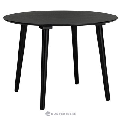 Black round dining table jolina (ellos) intact