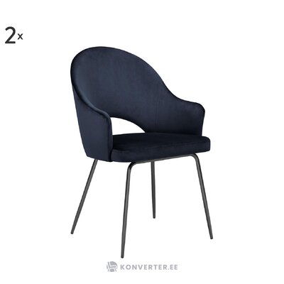 Black velvet chair lys (besolux) intact