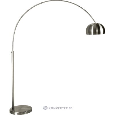 Silver floor lamp metal bow (white label living) with a beauty flaw