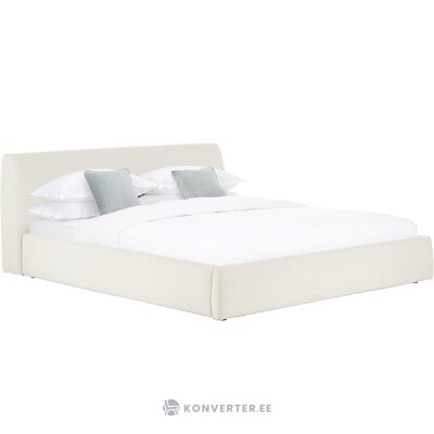 Beige bed with storage (cloud) 180x200 intact