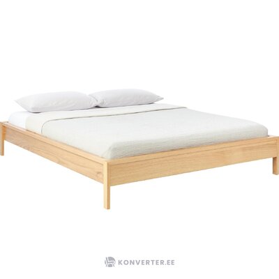 Vaaleanruskea sänky (tammy) 180x200 ehjä