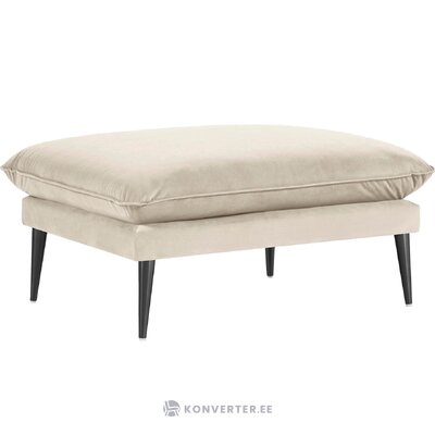 Light gray velvet sofa elio (besolux) intact