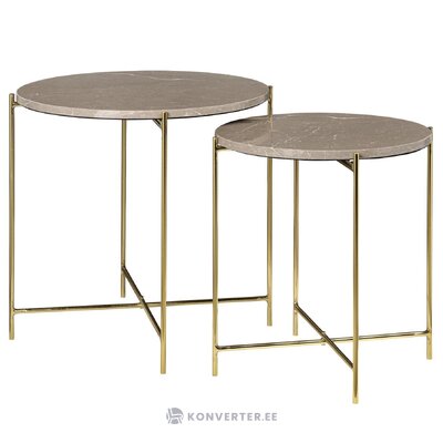 A set of 2 sofa tables with Freja (cozy living) beauty flaw
