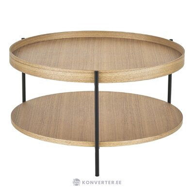 Šviesiai rudas kavos staliukas (renee) d=69cm mažas grožio defektas