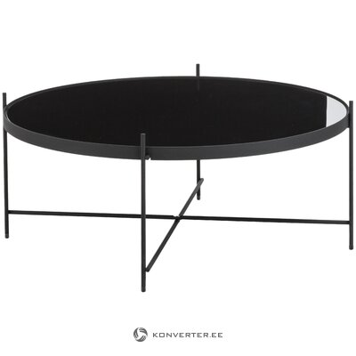 Black round coffee table (zuiver)