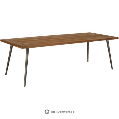 Solid wood dining table kapal (white label)
