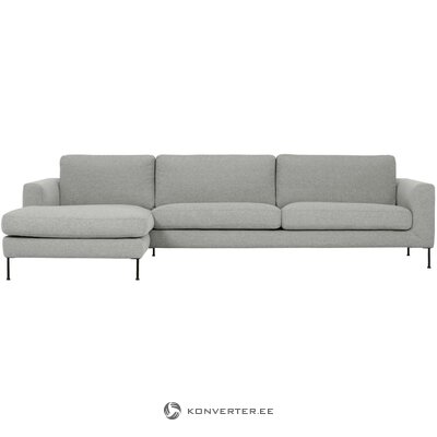 Серый угловой диван (cucita)