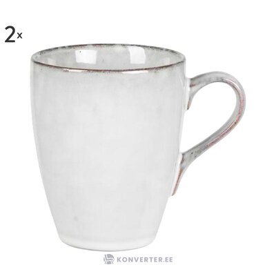 Набор из 2 кофейных чашек песочный (broste copenhagen)
