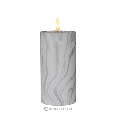 Marble imitation led candle marble (star trading) intact