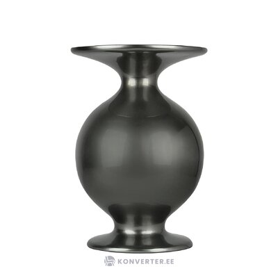 Musta design-kukkamaljakko ventru (arte dal mondo) ehjä