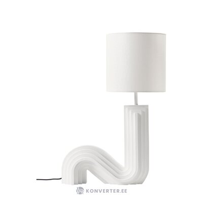 Белая дизайнерская настольная лампа (луомо) не повреждена