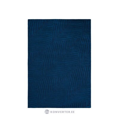 Zilās vilnas paklāja lapotne (brink &amp; campman) 120x180 neskarta