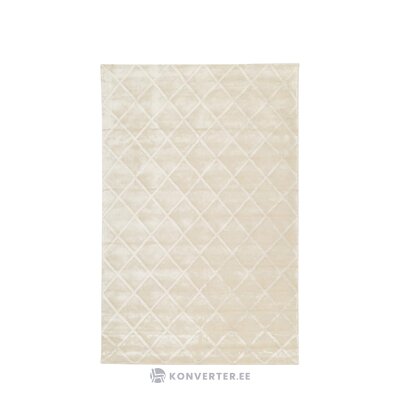 Viscose carpet with cream pattern (shiny) 120x180 intact
