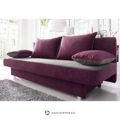 Violetinė miegamoji sofa (ulla)