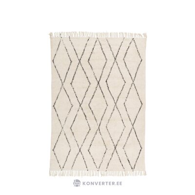 Cotton carpet with beige pattern (bina) 120x180 whole