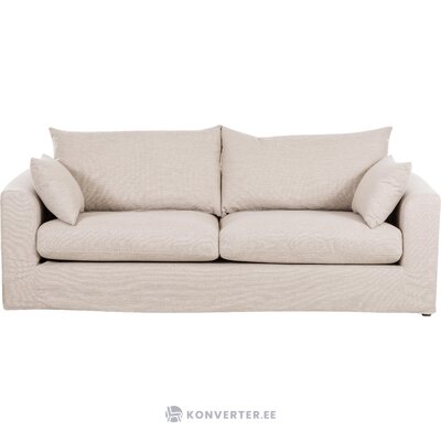 Бежевый диван зак (нордифицированный) 231см с косметическим дефектом