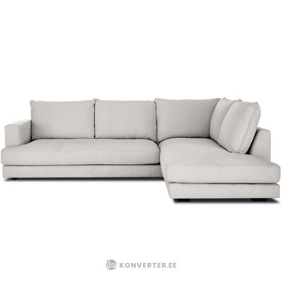 Светло-серый угловой диван (трибека) цел