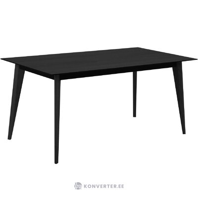 Black extendable dining table royal (besolux) intact
