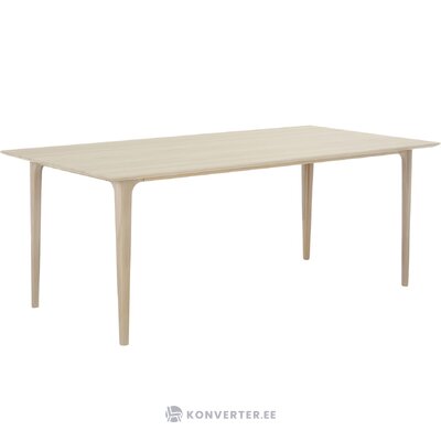 Легкий обеденный стол из цельного дерева (archie) нетронутый