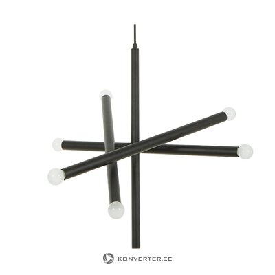 Black pendant light (sticks) (whole, in box)