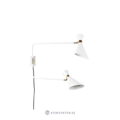 White wall lamp double shady (zuiver) intact