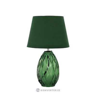 Green table lamp crystal (paulene) with small cosmetic defects