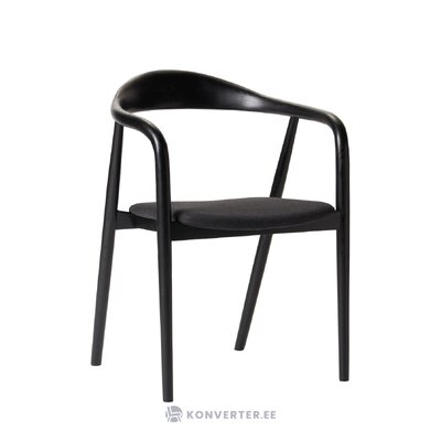 Musta design-tuoli (angelina) ehjä