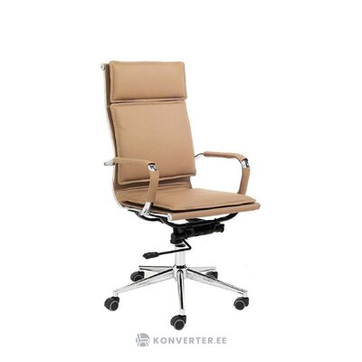 Светло-коричневый офисный стул премьер (tomasucci)