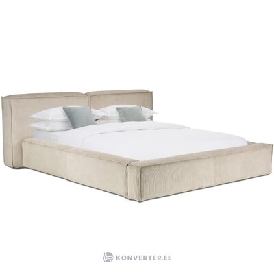 Beige bed (Lennon) 160x200 intact