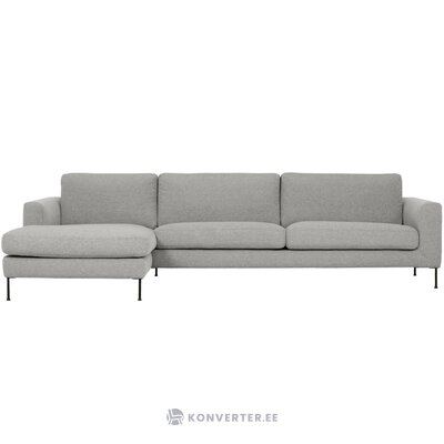 Pilka kampinė sofa (cucita) nepažeista