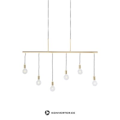 Золотой подвесной светильник (грубый дизайн)