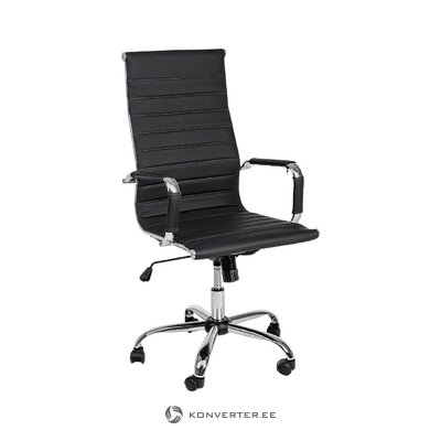 Black office chair praga (bizzotto)
