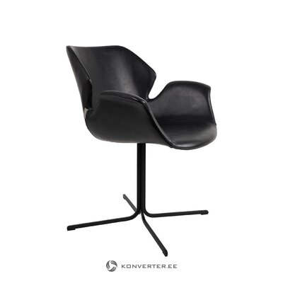 Черный дизайнерский стул никки (зуивер)