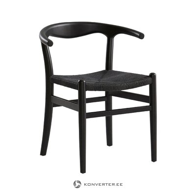 Melns dizaina krēsls Nellie (Jotex)