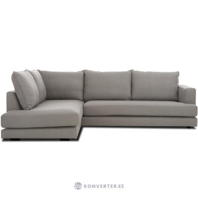 Dark gray corner sofa (tribeca) intact