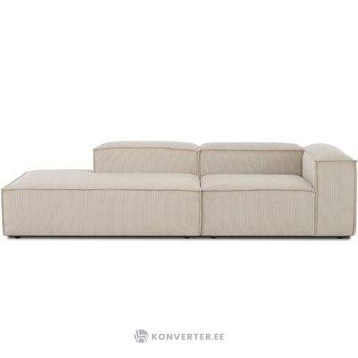 Beige 2-part modular sofa (Lennon) intact