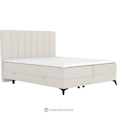 Light gray continental bed aggaz (johnson style) 140x200 intact