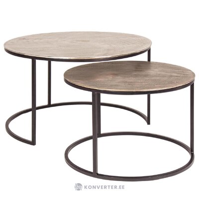 A set of 2 coffee tables with amira (bizzotto) beauty flaw