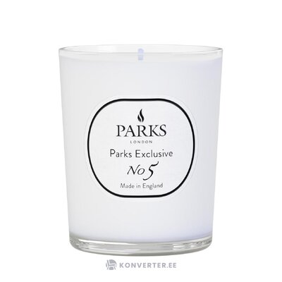 Scented candle exclusive no 5 (parks london) intact