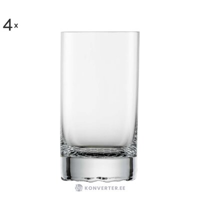 Набор из 4 стаканов для воды в шахматах (zwiesel glas) в целости и сохранности