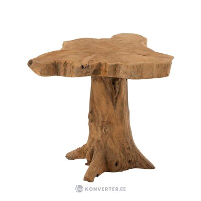 Sukurkite medžio masyvo kavos staliuką giorgia (jolipa) su grožio trūkumais