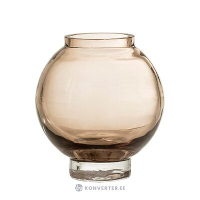 Стеклянная ваза для цветов elena (bloomingville) с изъяном красоты