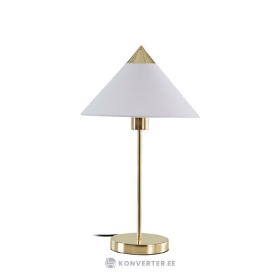 Золотисто-белая дизайнерская настольная лампа mickan (jotex)
