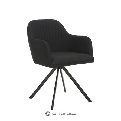 Black swivel chair (lola)