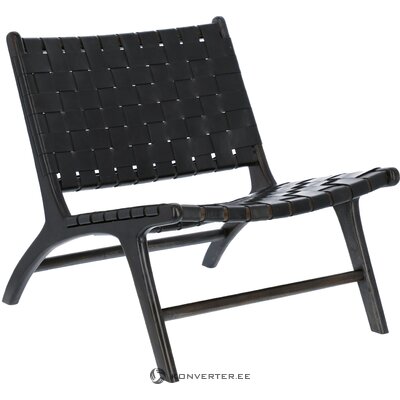 Melns dizaina krēsls Calixta (la forma)