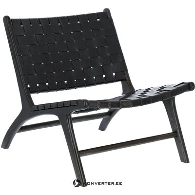 Melna dizaina krēsls Calixta (La forma)