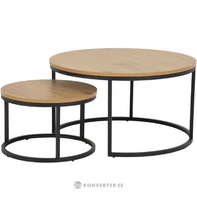 A set of coffee tables with spiro (actona) beauty flaws
