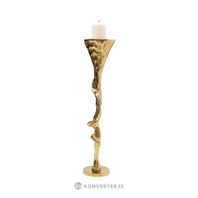 Kultainen design-kynttilänjalka julius (kare design)