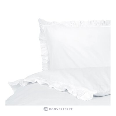 Комплект постельного белья из хлопка белого цвета (флоренция) в целости и сохранности