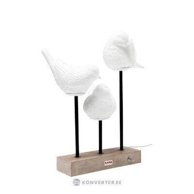 Dizainas led stalinės lempos paukščiai (kare dizainas) nepažeisti